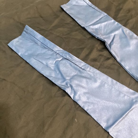 Metallic blue skinny pants - Picture 4 of 6